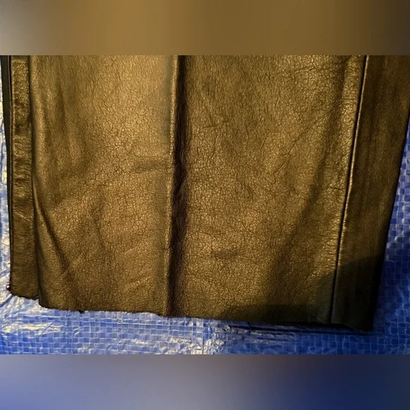 Vintage Don’t Stop Women’s Size Large Black Leather Pants - Picture 9 of 9